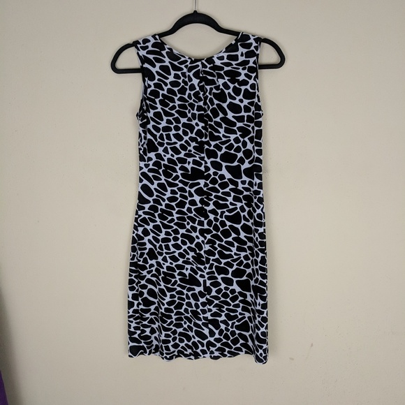Animal Print Bodycon Cocktail Dress Size 4 - Picture 6 of 6